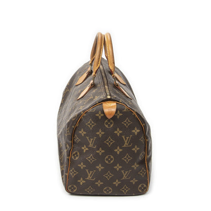 Louis Vuitton Speedy Brown Monogram Canvas Handbag — view 4