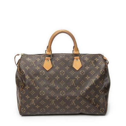 Louis Vuitton Speedy Brown Monogram Canvas Handbag — view 5