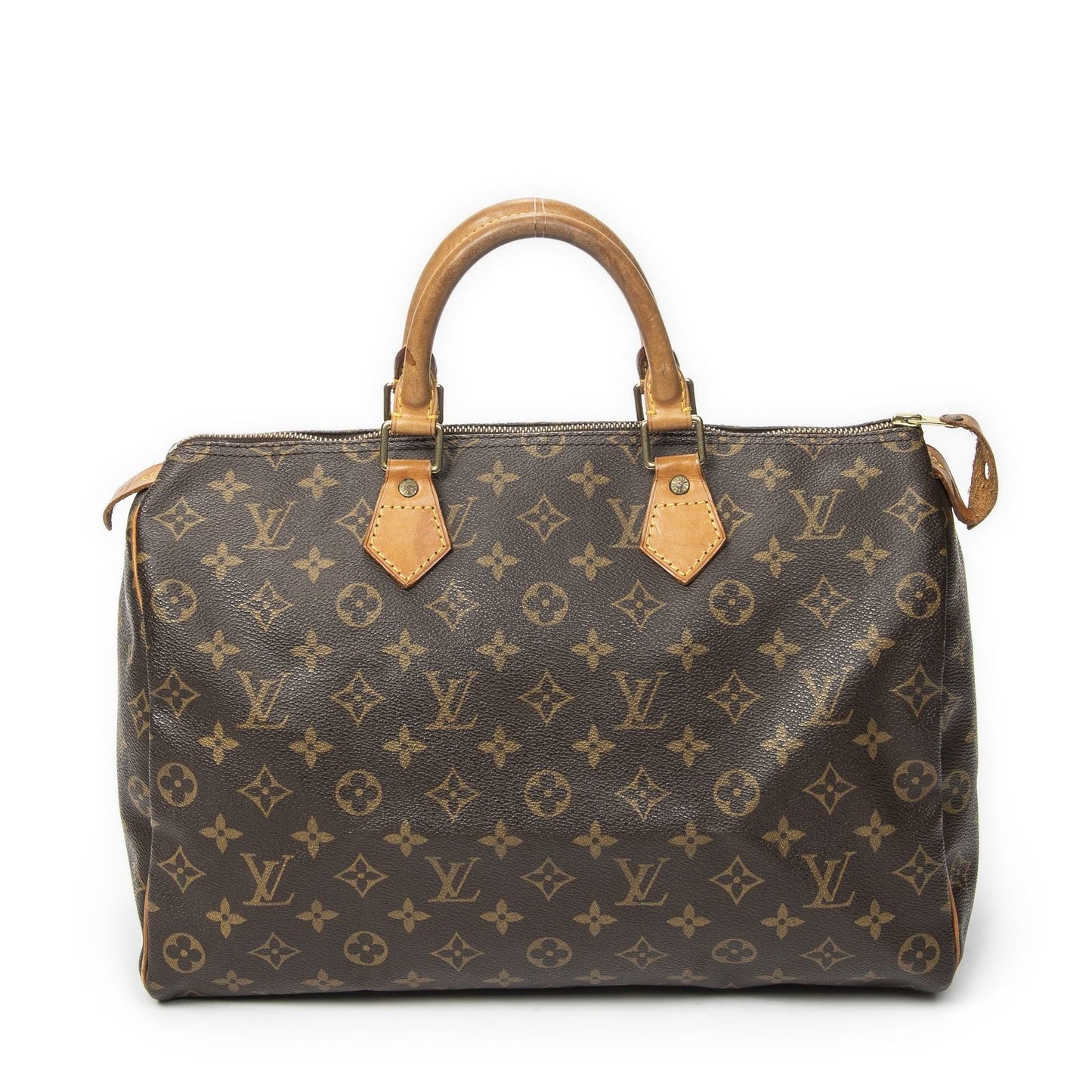 Louis Vuitton Speedy Brown Monogram Canvas Handbag