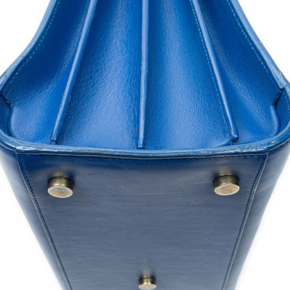 Saint Laurent Small Sac de Jour Blue Calfskin Leather Handbag — view 8