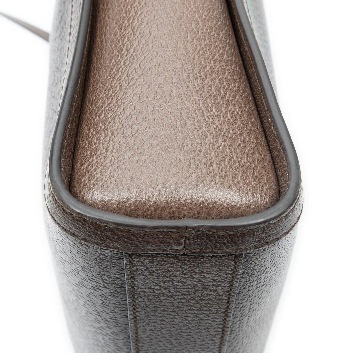 Gucci Embroidery Tote Brown Gray — view 8