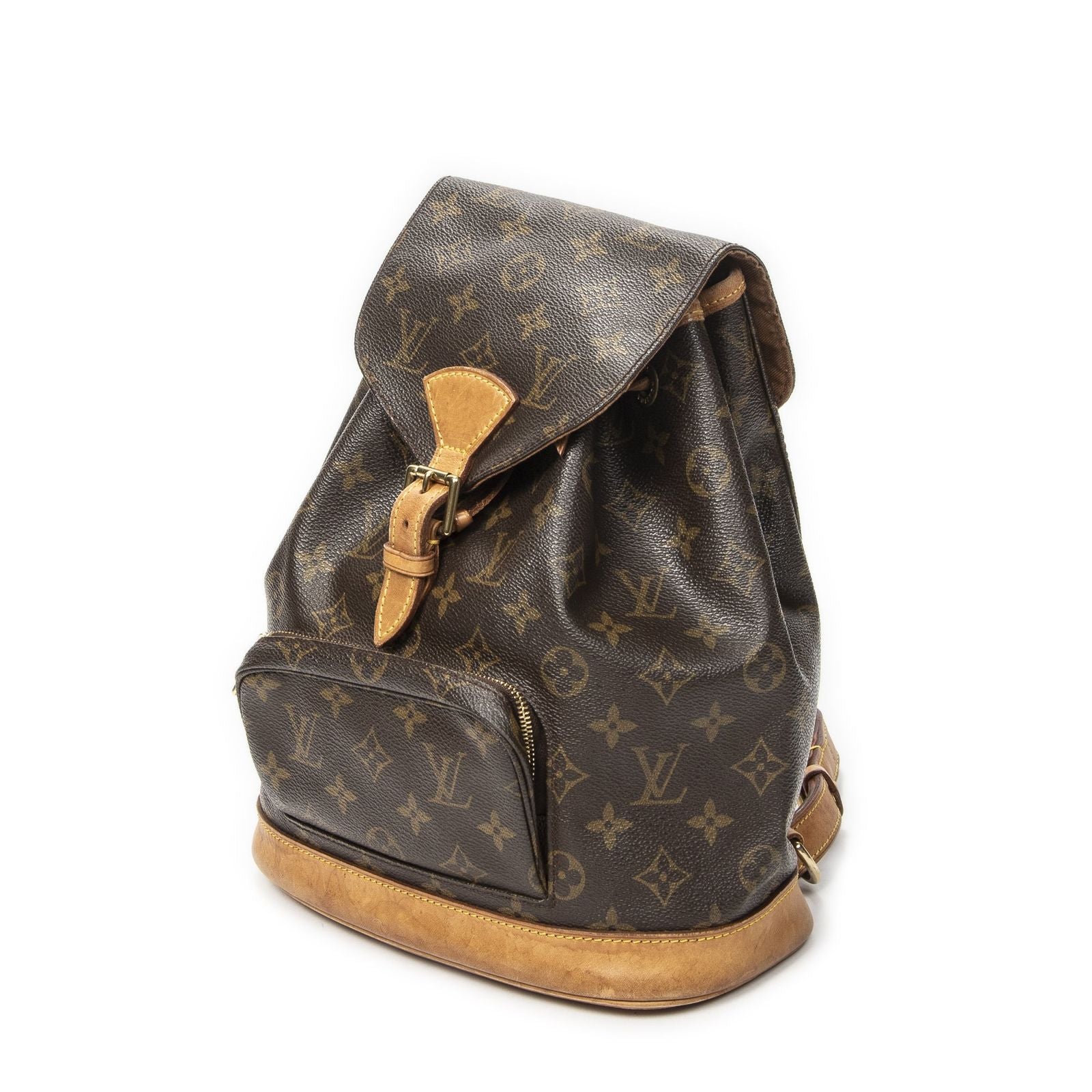 Louis Vuitton Montsouris Brown Monogram Canvas Backpack — view 2