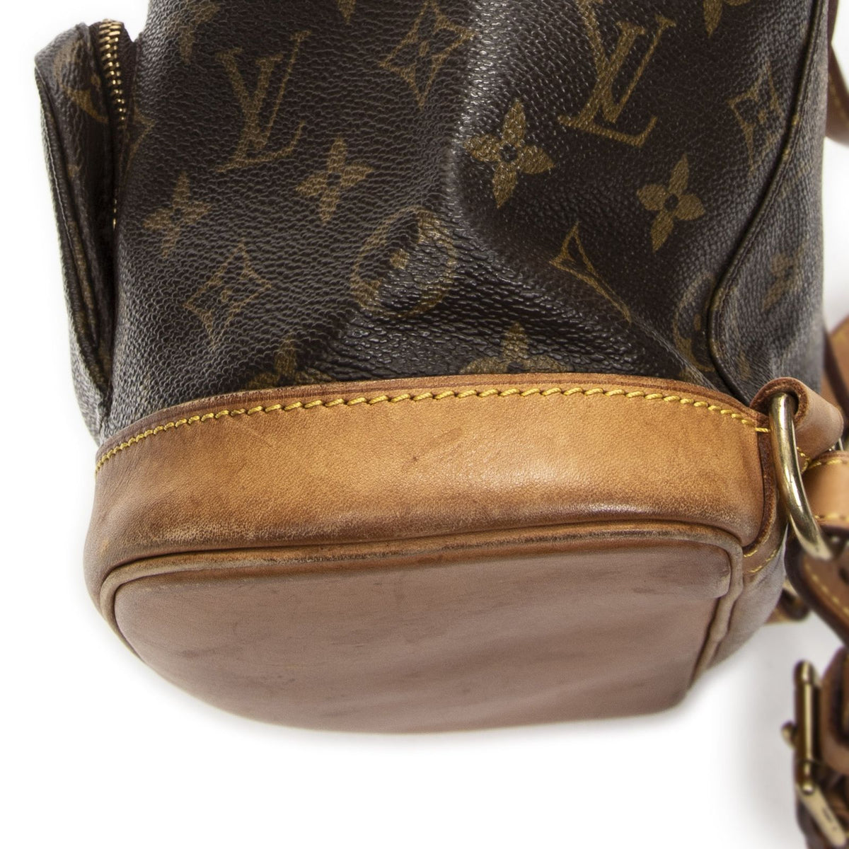 Louis Vuitton Montsouris Brown Monogram Canvas Backpack — view 8