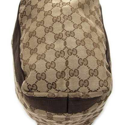 Gucci Open Shopping Tote Beige Brown GG Canvas — view 8