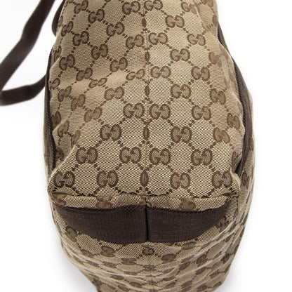 Gucci Open Shopping Tote Beige Brown GG Canvas — view 7