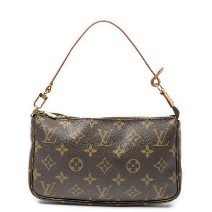 Louis Vuitton Pochette Brown Monogram Canvas Handbag — view 5