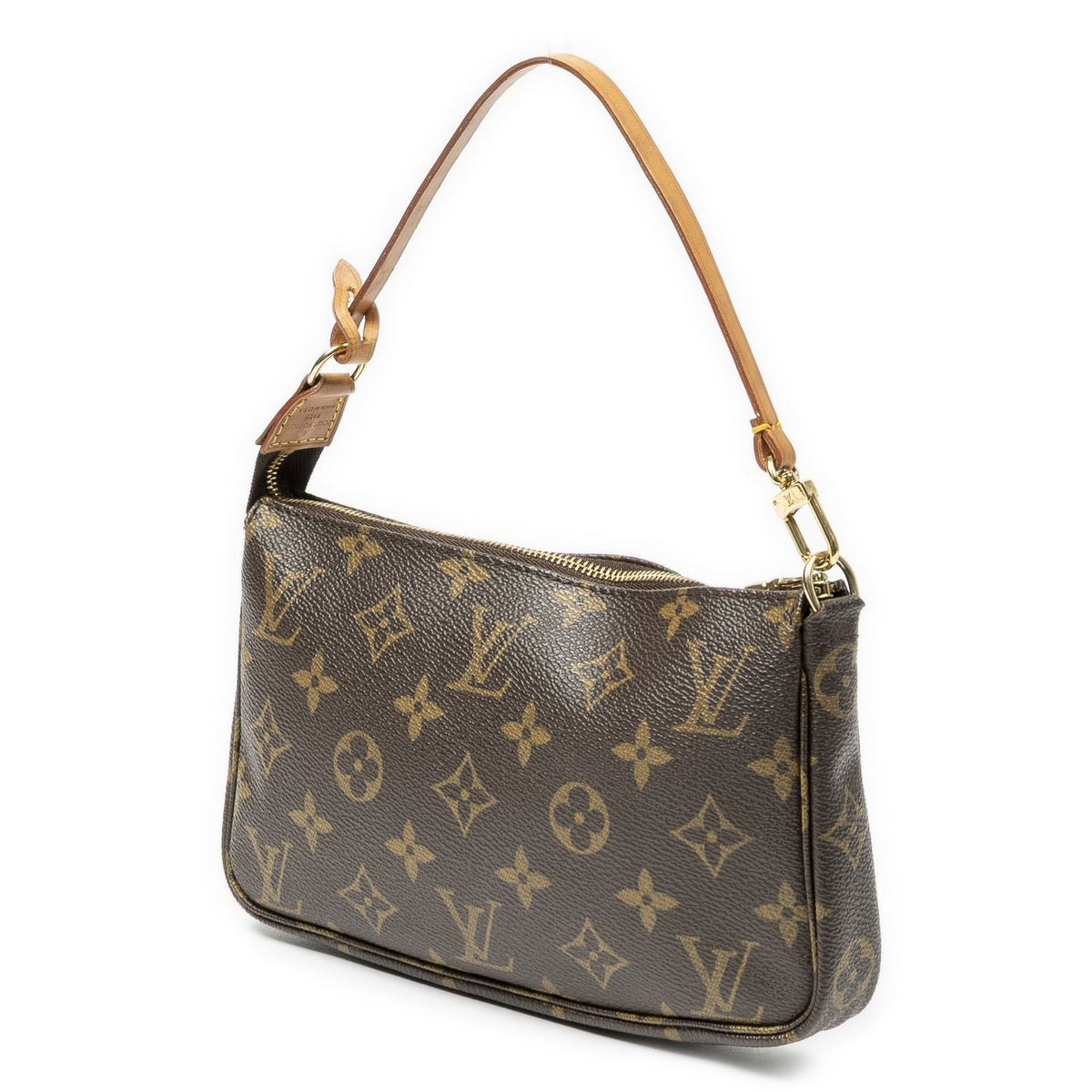 Louis Vuitton Pochette Brown Monogram Canvas Handbag — view 2