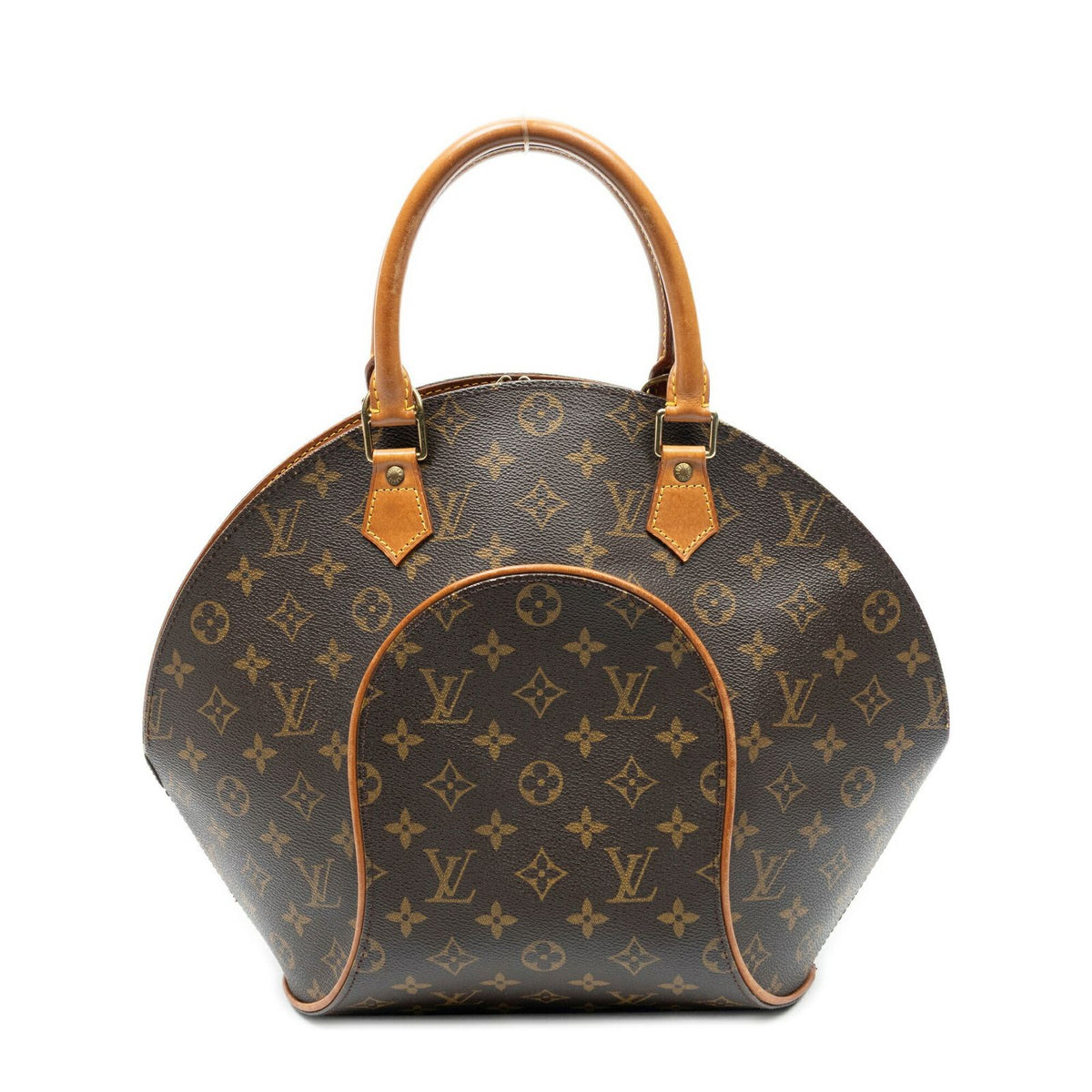 Louis Vuitton Ellipse Brown Monogram Canvas Handbag