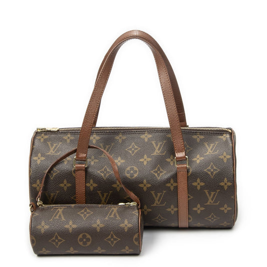 Louis Vuitton Papillon Brown Monogram Canvas Handbag