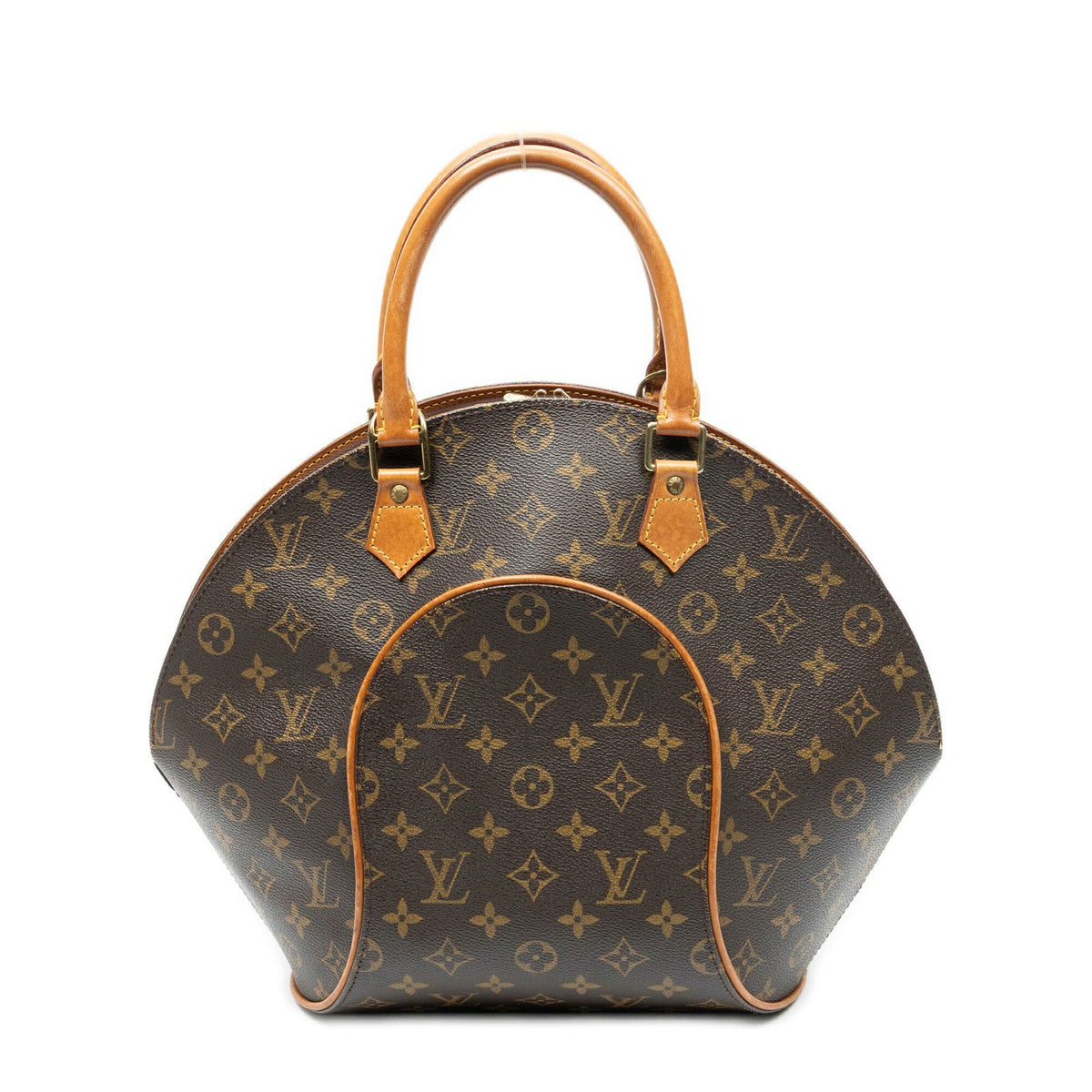 Louis Vuitton Ellipse Brown Monogram Canvas Handbag — view 5