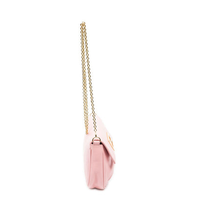 Fendi Star Pochette Crossbody Pink Calfskin Leather — view 4