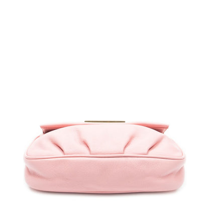 Fendi Star Pochette Crossbody Pink Calfskin Leather — view 6