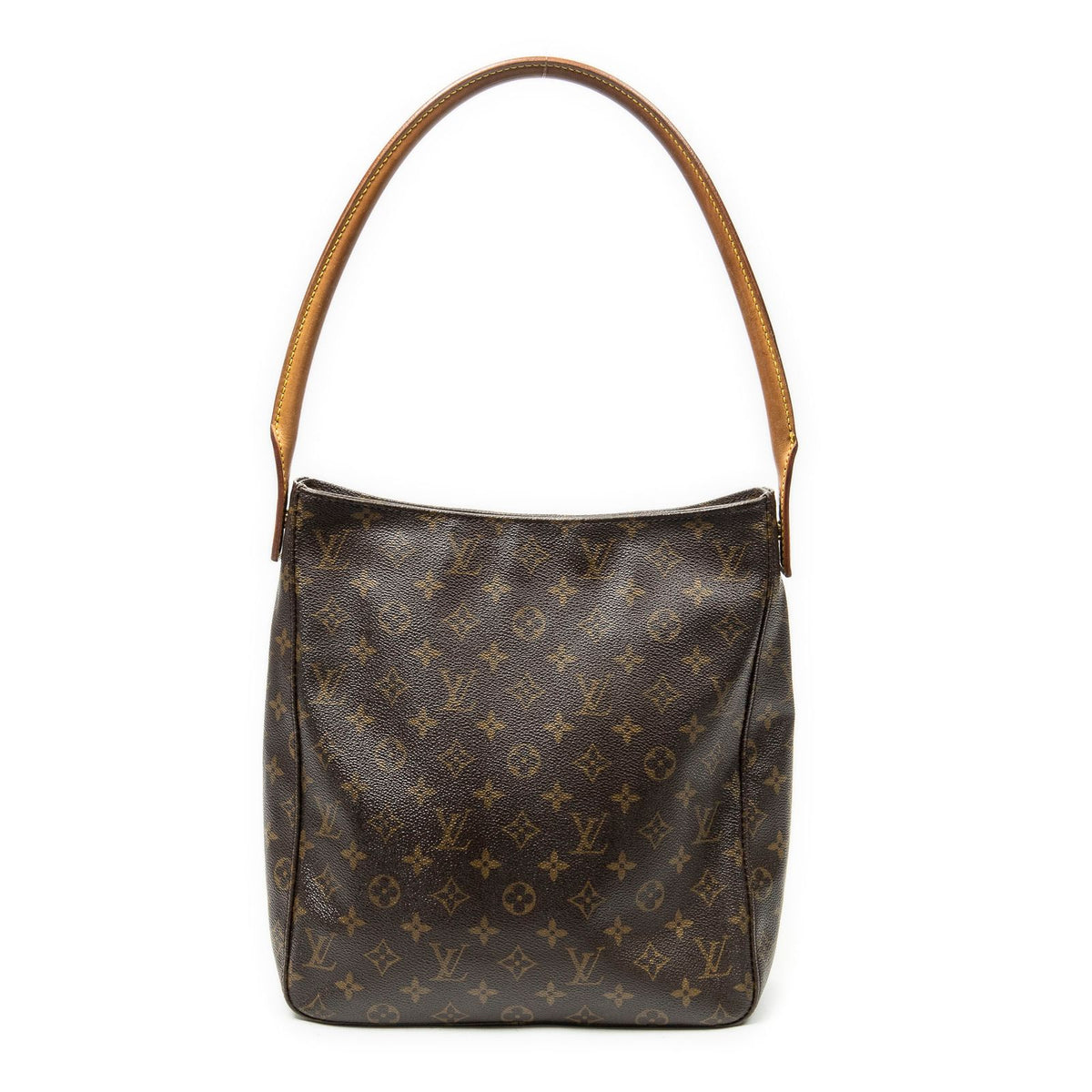 Louis Vuitton Looping Brown Monogram Canvas Shoulder Bag — view 5