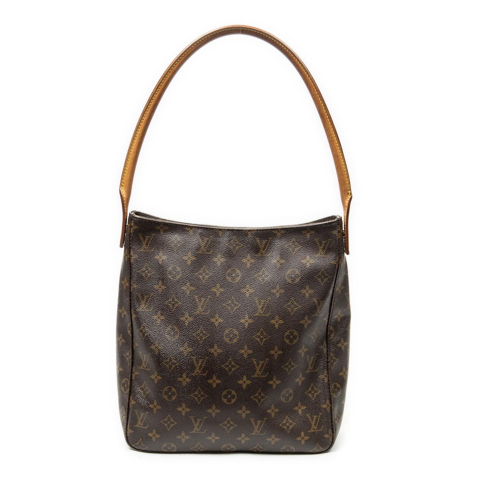 Louis Vuitton Looping Brown Monogram Canvas Shoulder Bag — view 5