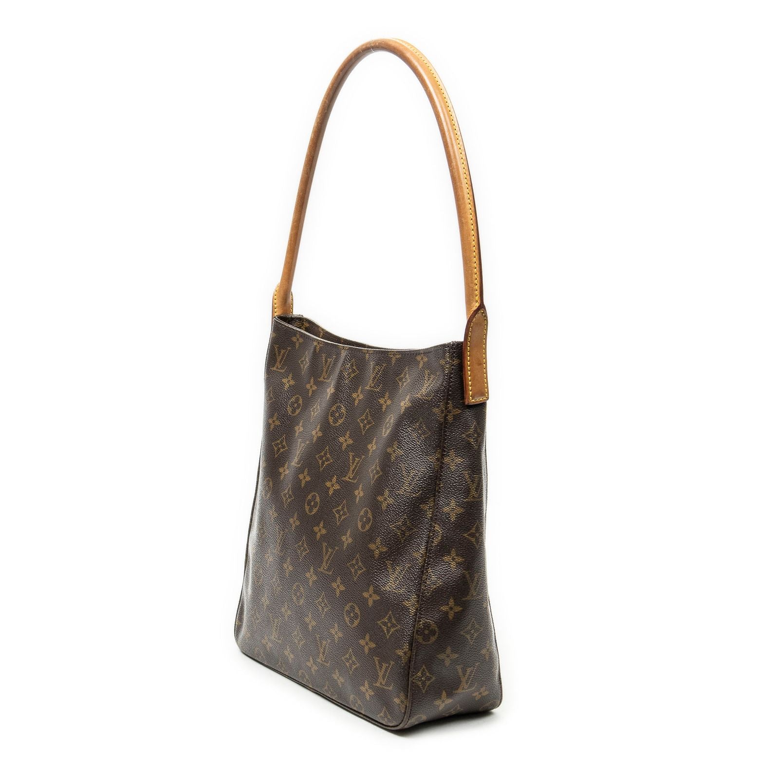Louis Vuitton Looping Brown Monogram Canvas Shoulder Bag — view 2