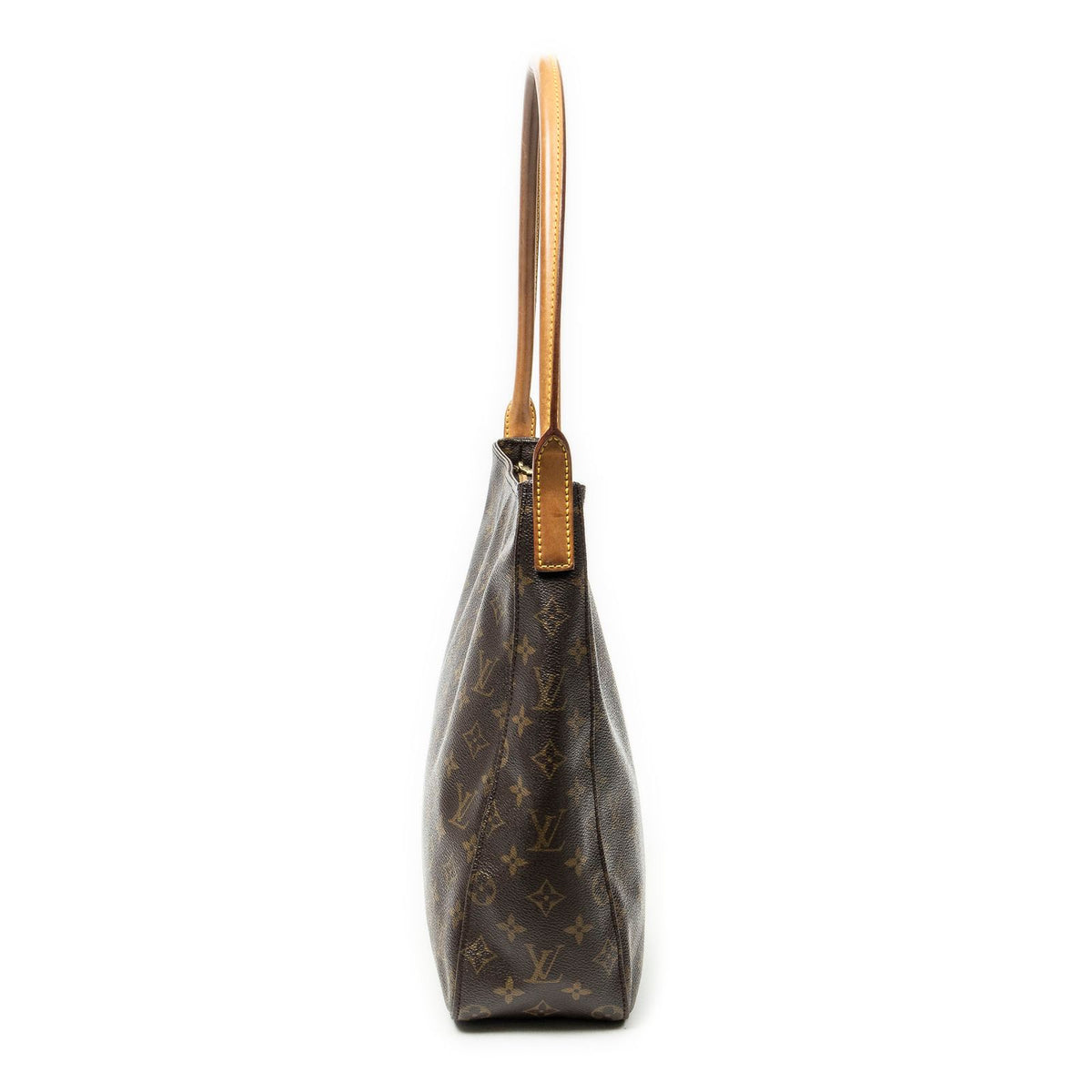 Louis Vuitton Looping Brown Monogram Canvas Shoulder Bag — view 3