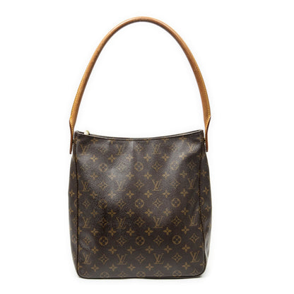Louis Vuitton Looping Brown Monogram Canvas Shoulder Bag