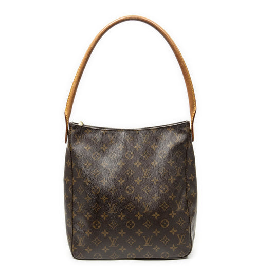 Louis Vuitton Looping Brown Monogram Canvas Shoulder Bag