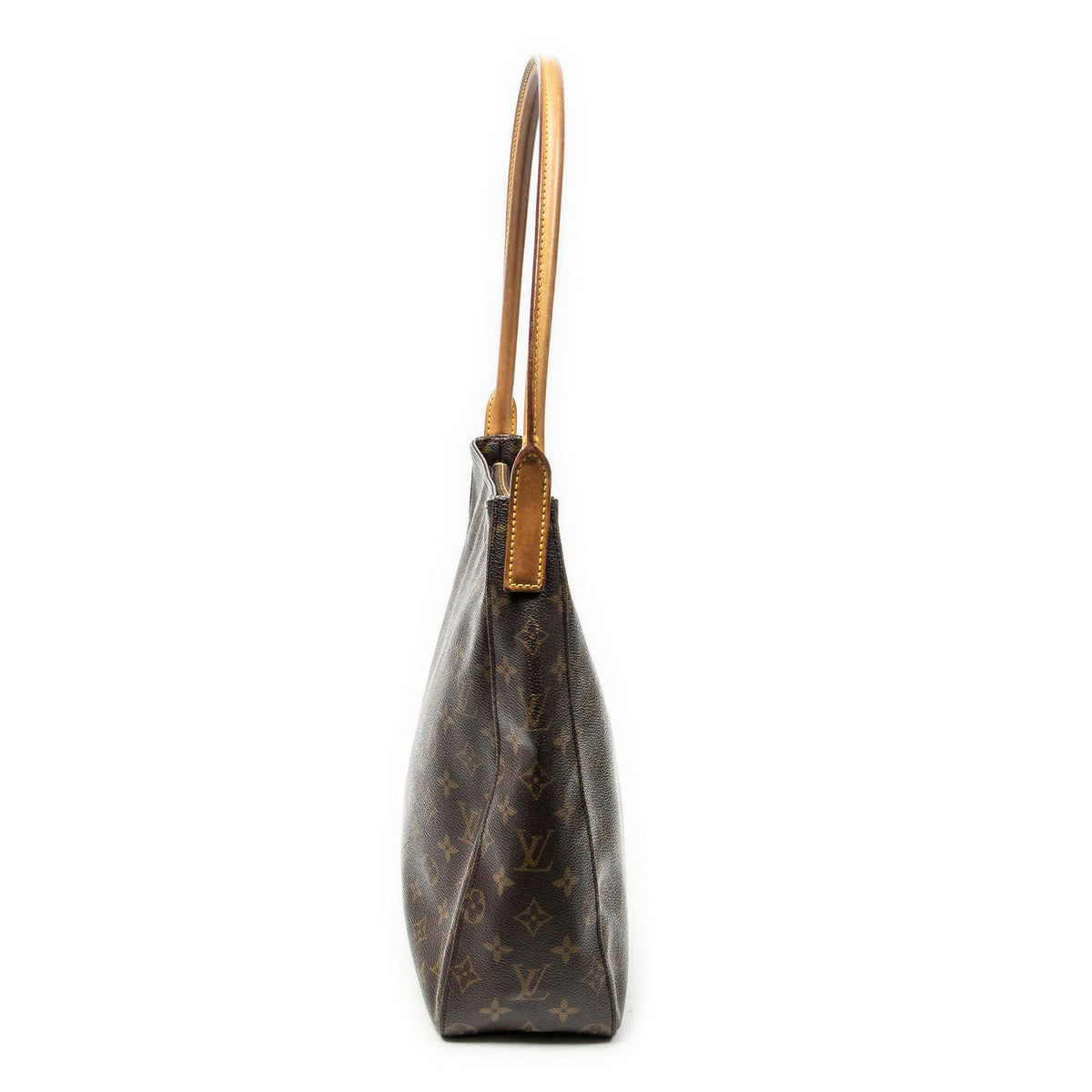 Louis Vuitton Looping Brown Monogram Canvas Shoulder Bag — view 4