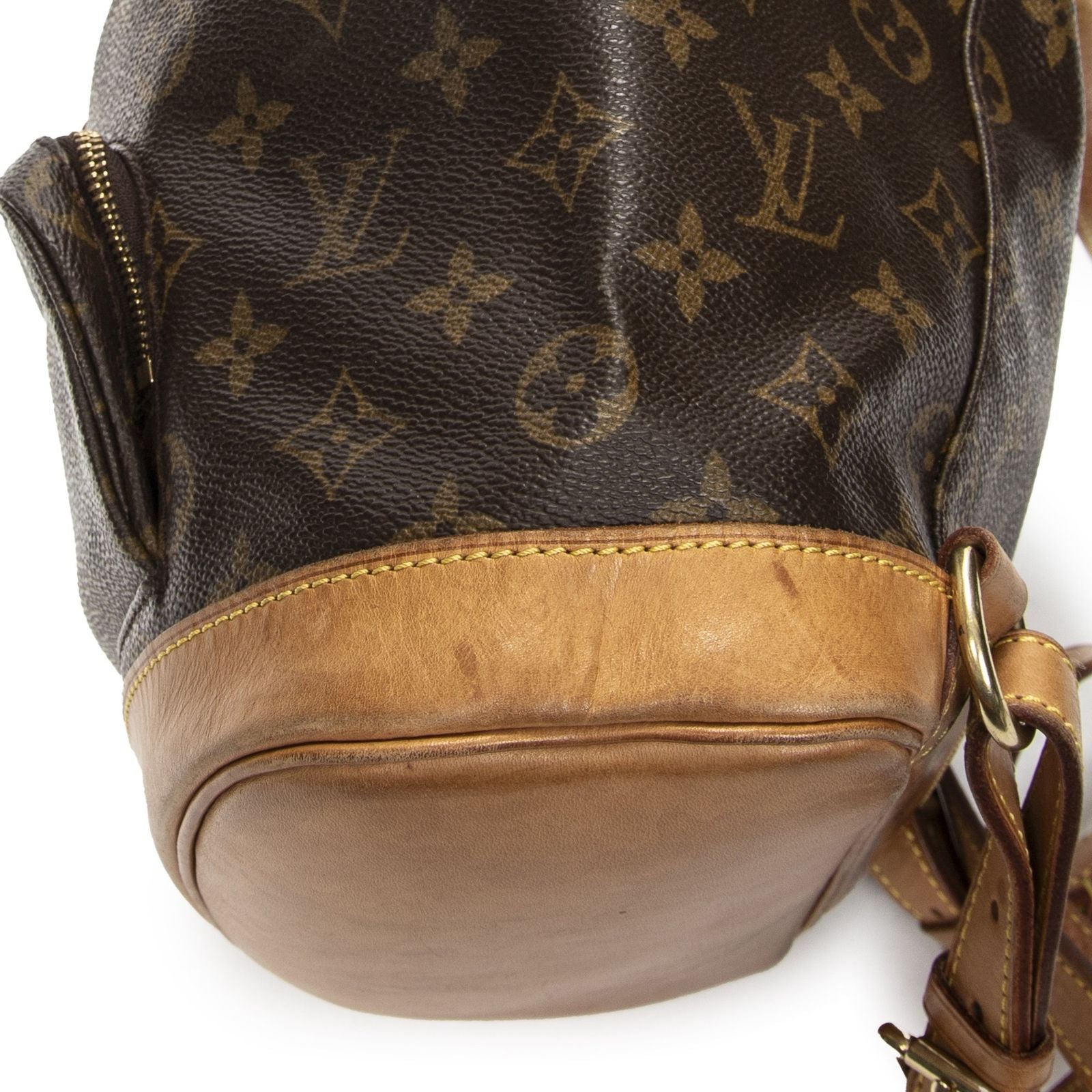 Louis Vuitton Montsouris Brown Monogram Canvas Backpack — view 8