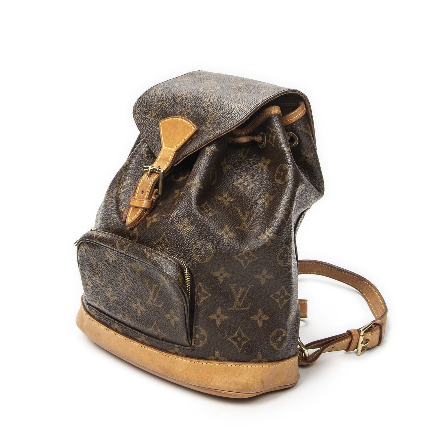 Louis Vuitton Montsouris Brown Monogram Canvas Backpack — view 2