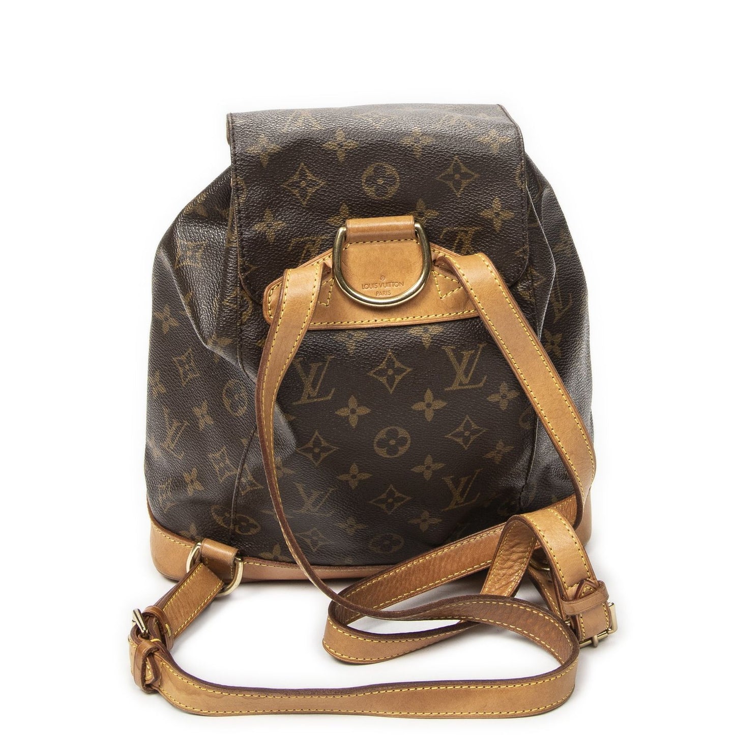 Louis Vuitton Montsouris Brown Monogram Canvas Backpack — view 5