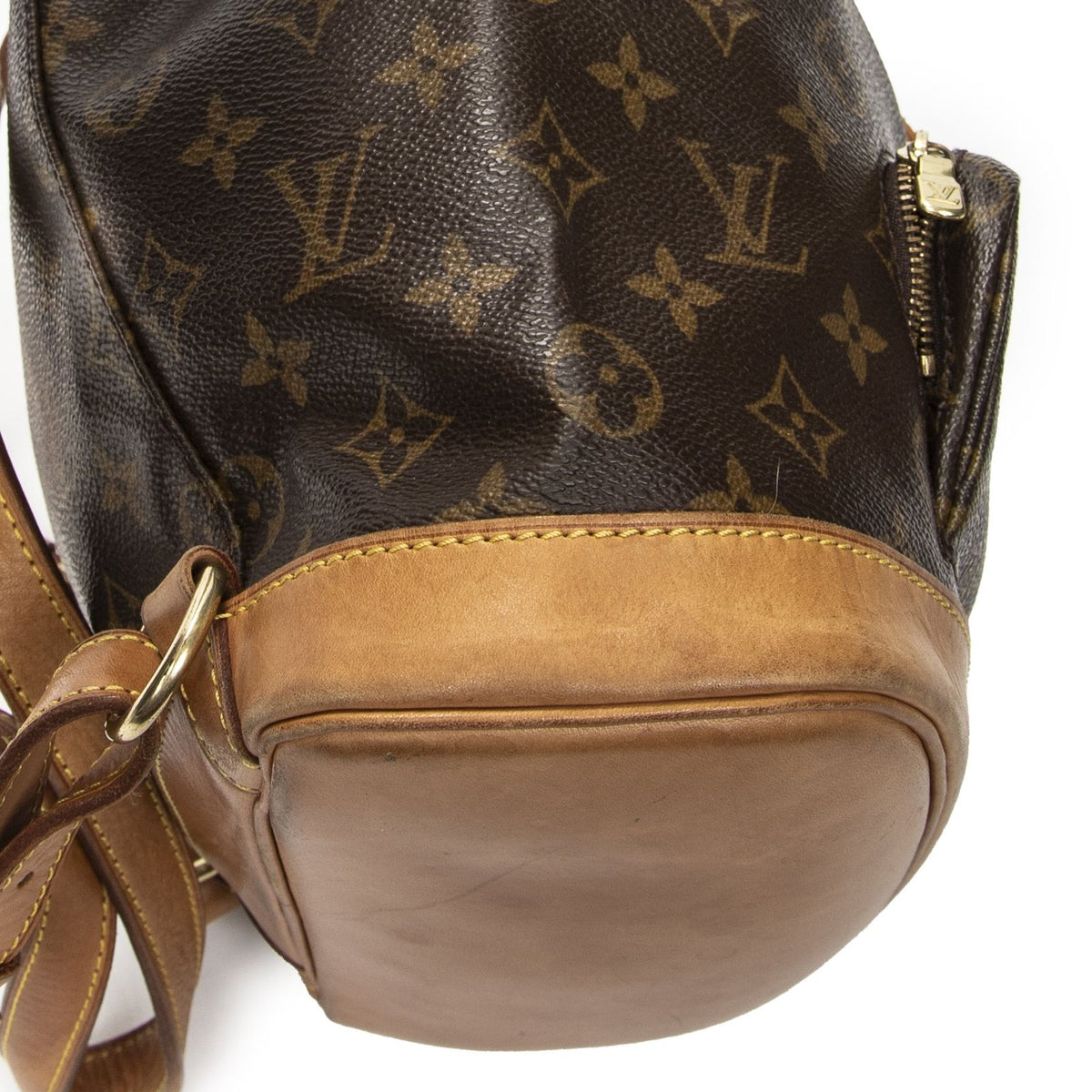Louis Vuitton Montsouris Brown Monogram Canvas Backpack — view 7