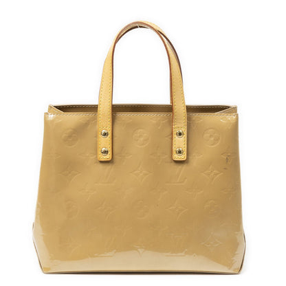 Louis Vuitton Tall Beige Monogram Vernis Handbag