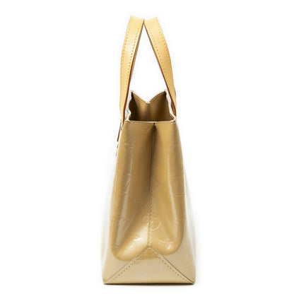 Louis Vuitton Tall Beige Monogram Vernis Handbag — view 3