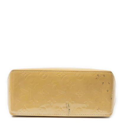 Louis Vuitton Tall Beige Monogram Vernis Handbag — view 6