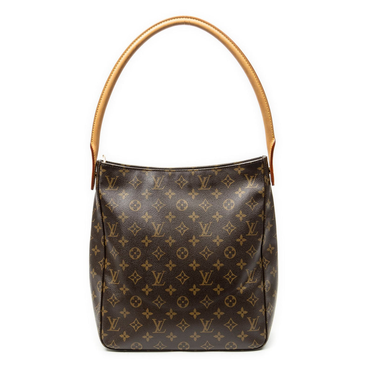 Louis Vuitton Looping Brown Monogram Canvas Shoulder Bag