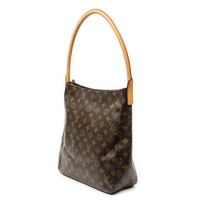 Louis Vuitton Looping Brown Monogram Canvas Shoulder Bag — view 2