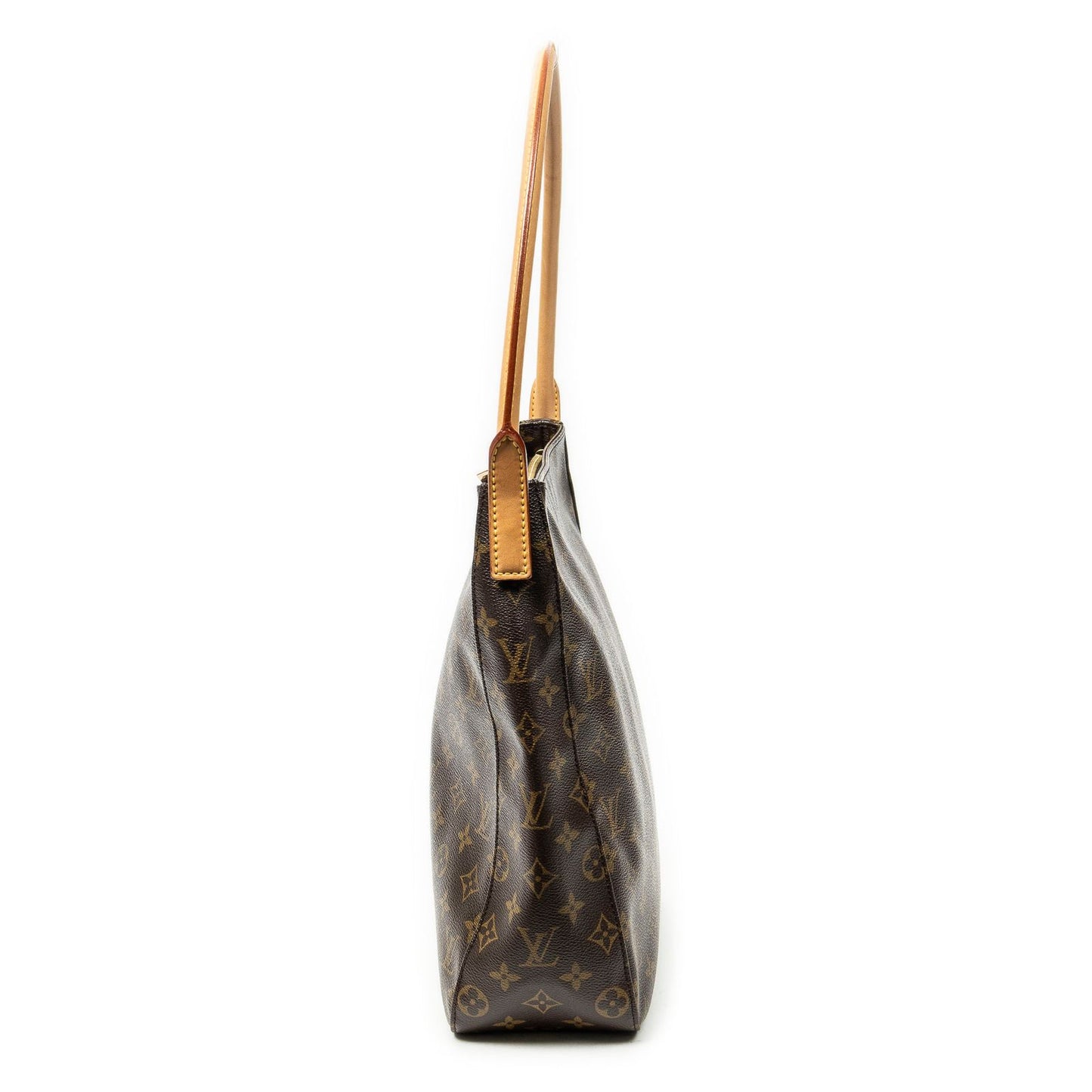 Louis Vuitton Looping Brown Monogram Canvas Shoulder Bag — view 4