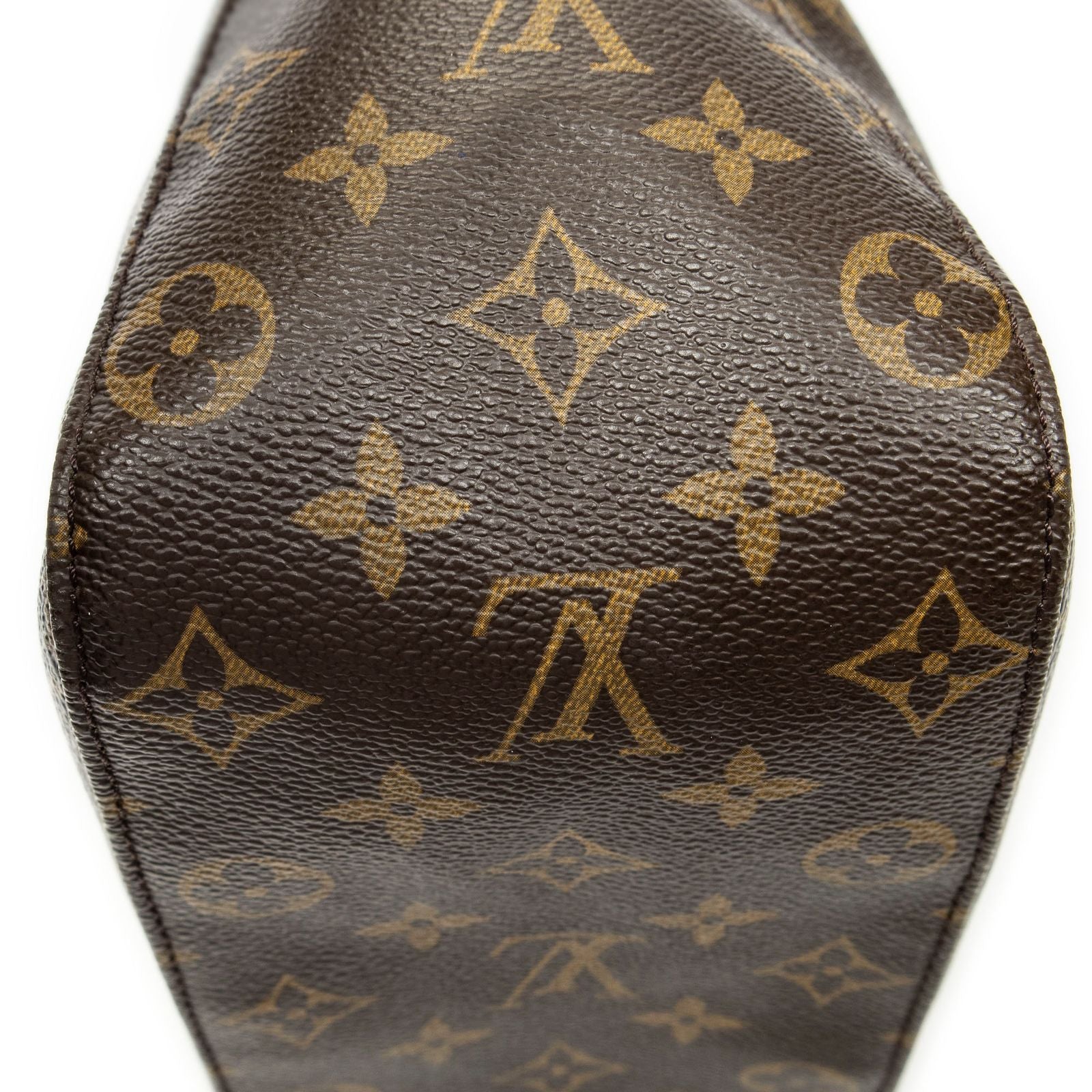 Louis Vuitton Looping Brown Monogram Canvas Shoulder Bag — view 7
