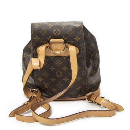 Louis Vuitton Montsouris Brown Monogram Canvas Backpack — view 5