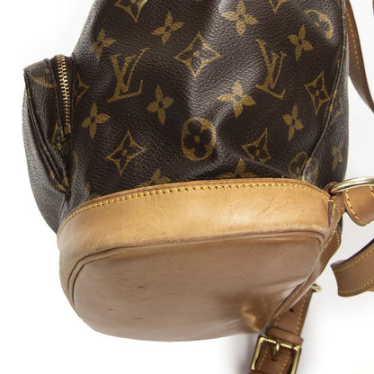 Louis Vuitton Montsouris Brown Monogram Canvas Backpack — view 8