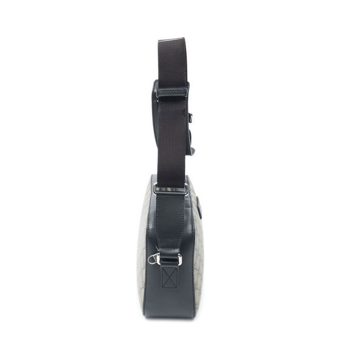 Gucci Camera Bag Beige Black Supreme Canvas — view 4
