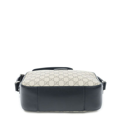 Gucci Camera Bag Beige Black Supreme Canvas — view 6