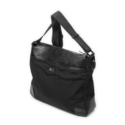 Gucci Large Front Pocket Messenger Black Nylon Canvas — view 2