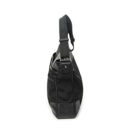Gucci Large Front Pocket Messenger Black Nylon Canvas — view 3