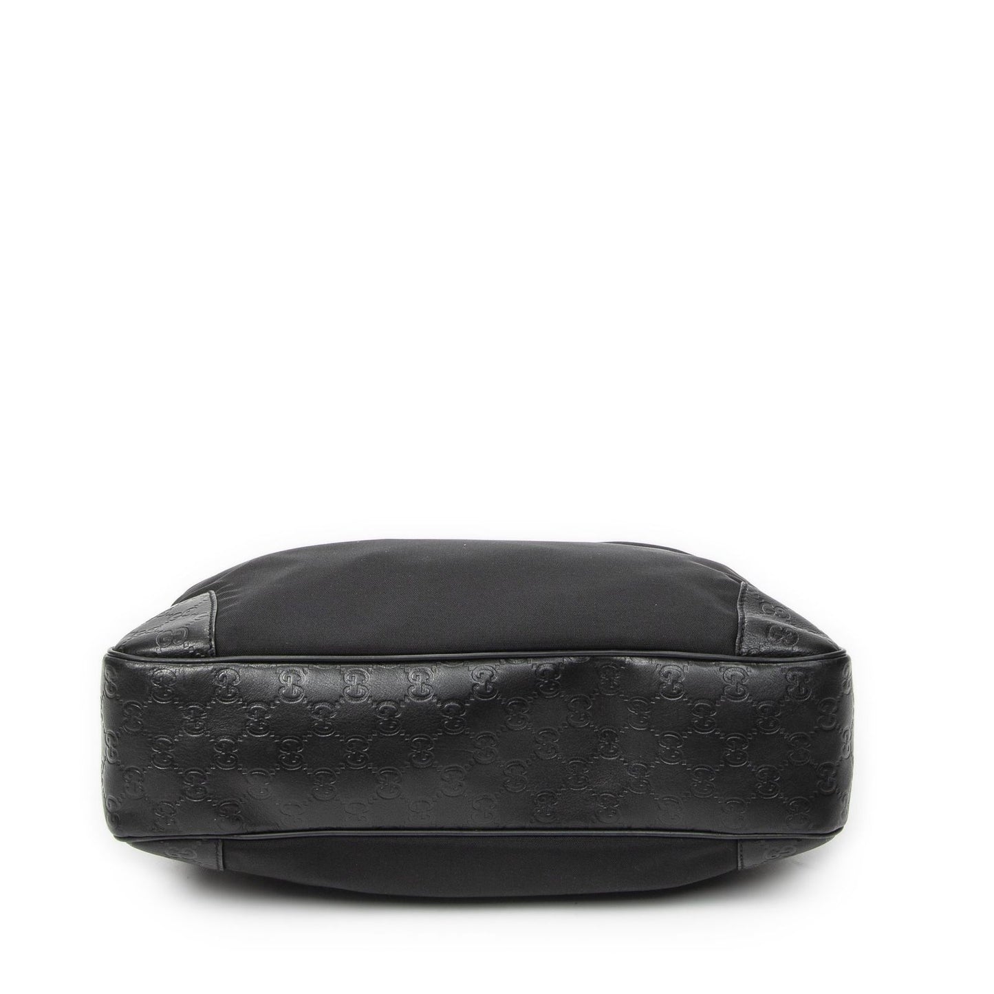 Gucci Large Front Pocket Messenger Black Nylon Canvas — view 6