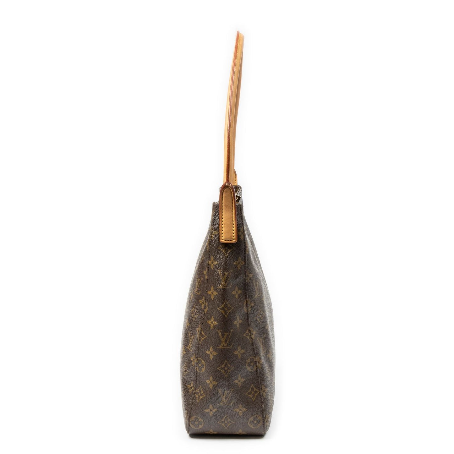 Louis Vuitton Looping Brown Monogram Canvas Shoulder Bag — view 4