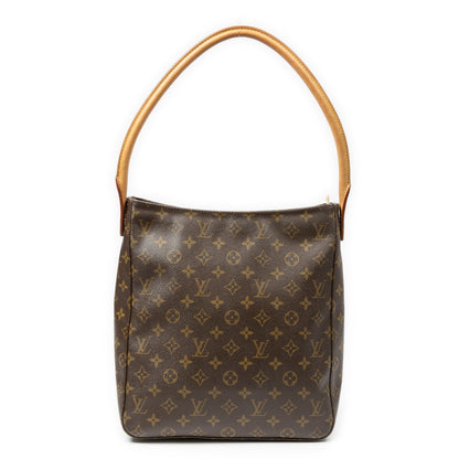 Louis Vuitton Looping Brown Monogram Canvas Shoulder Bag — view 5