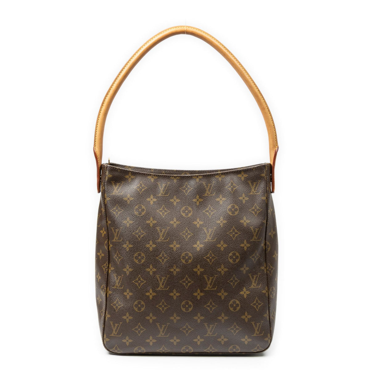 Louis Vuitton Looping Brown Monogram Canvas Shoulder Bag