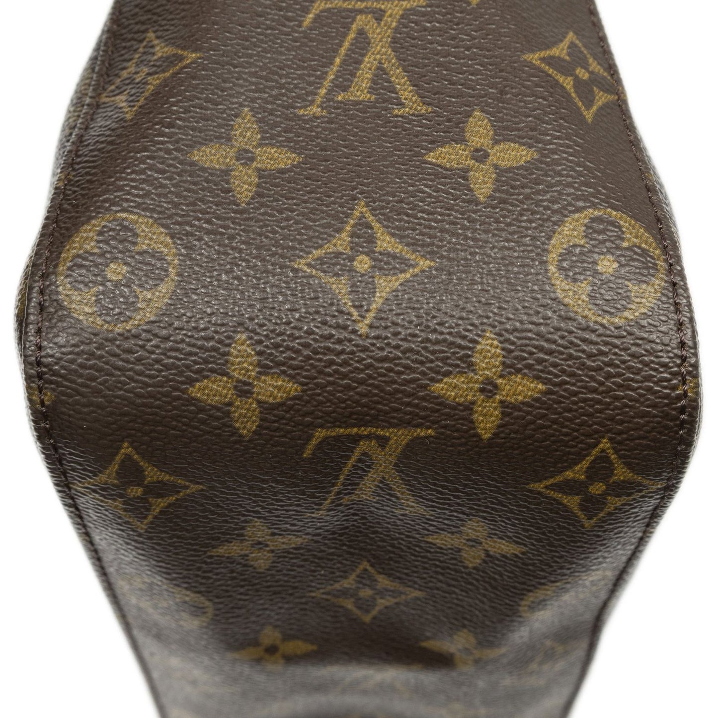 Louis Vuitton Looping Brown Monogram Canvas Shoulder Bag — view 7