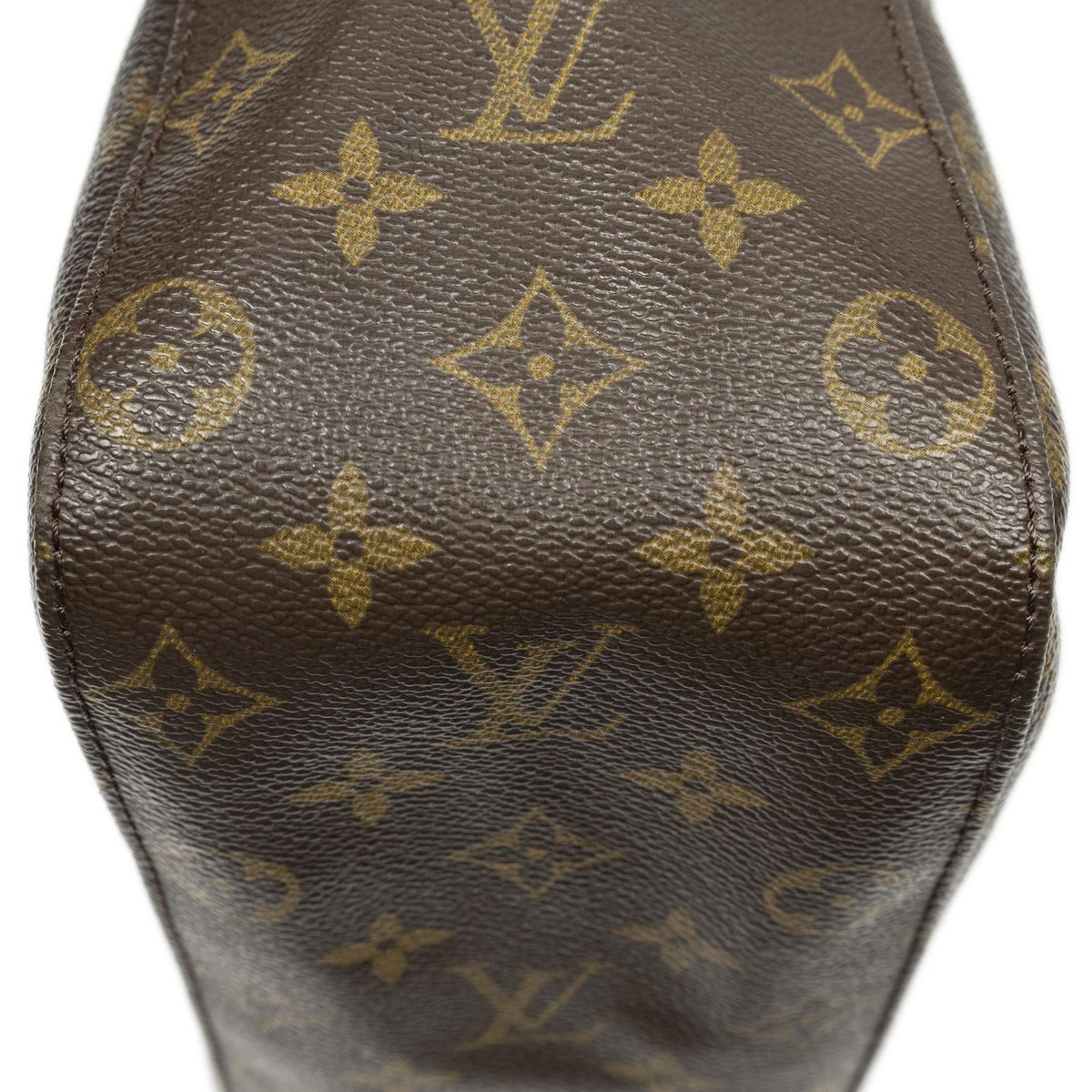 Louis Vuitton Looping Brown Monogram Canvas Shoulder Bag — view 8