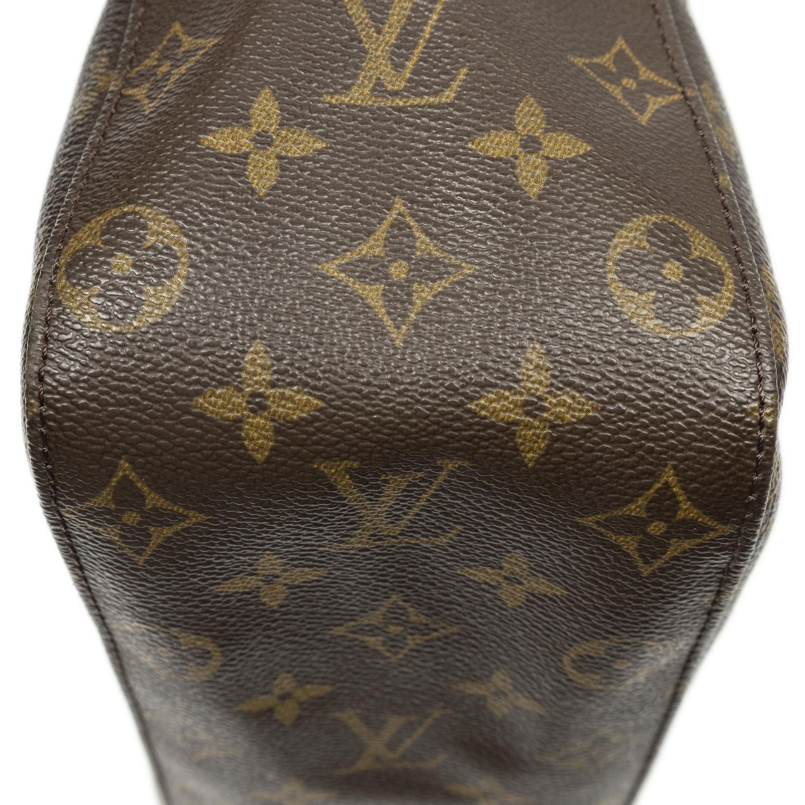 Louis Vuitton Looping Brown Monogram Canvas Shoulder Bag — view 8