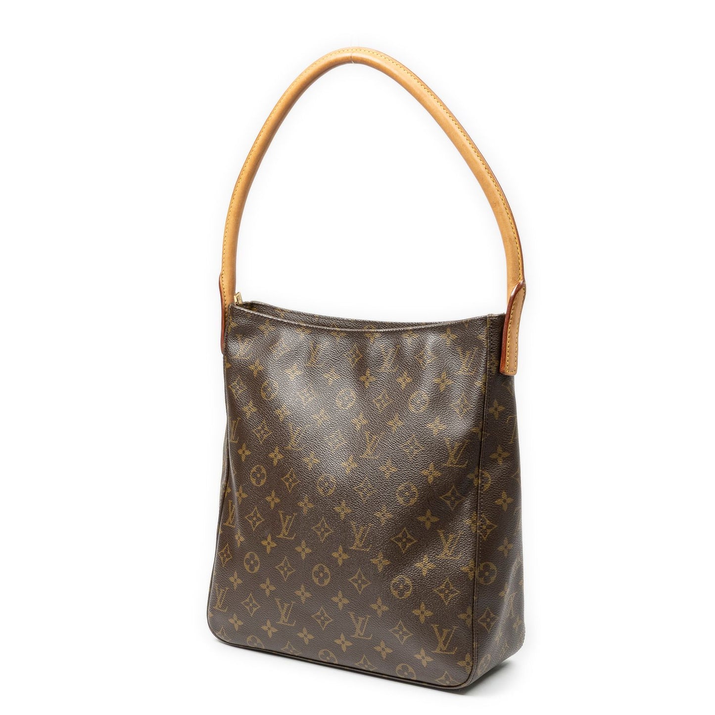 Louis Vuitton Looping Brown Monogram Canvas Shoulder Bag — view 2