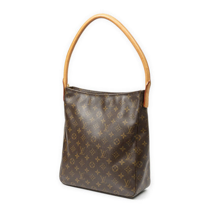 Louis Vuitton Looping Brown Monogram Canvas Shoulder Bag — view 2