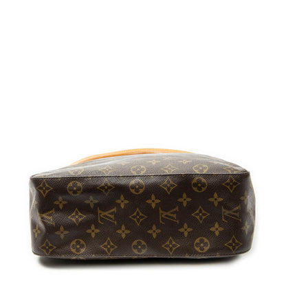 Louis Vuitton Looping Brown Monogram Canvas Shoulder Bag — view 6